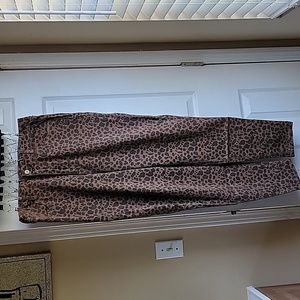 Leopard high rise jegging